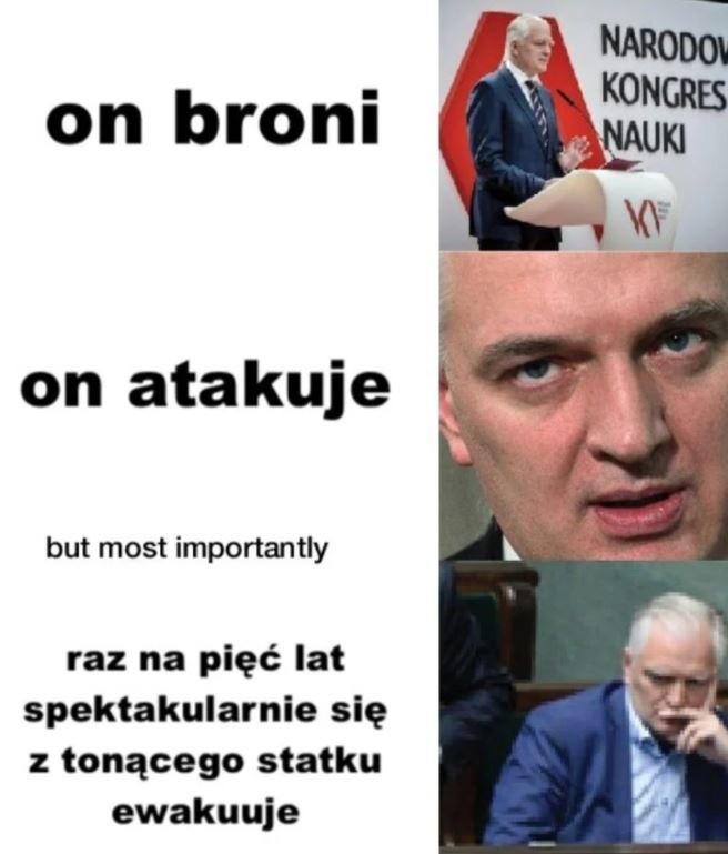 Jarosław Gowin znów zrobił przewrotkę. MEMY po dymisji Jarosława Gowina powinny dać politykom do myślenia. Internet nie zapomni 