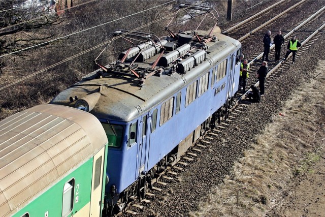 Pociąg śmiertelnie potrącił mężczyznę w Bydgoszczy.Zdjęcie ilustracyjne.