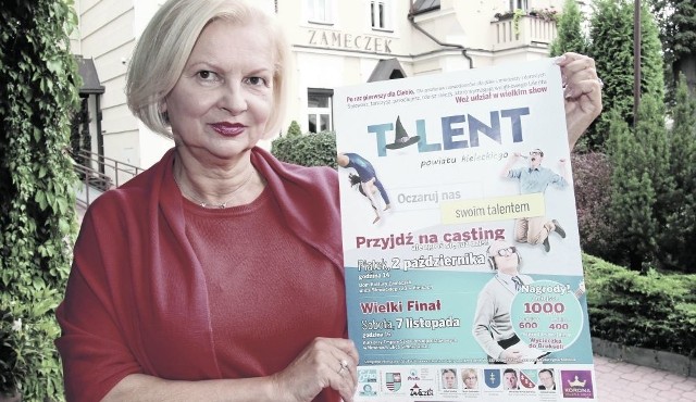 Na casting do Domu Kultury Zameczek w Kielcach zaprasza dyrektor placówki, Teresa Wołczyk-Rosołowska.