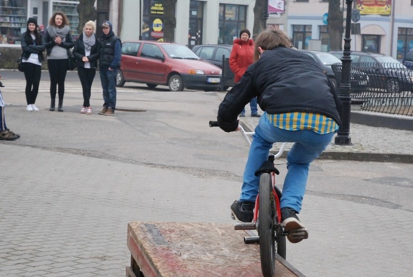 Protest młodzieży w Czaplinku.