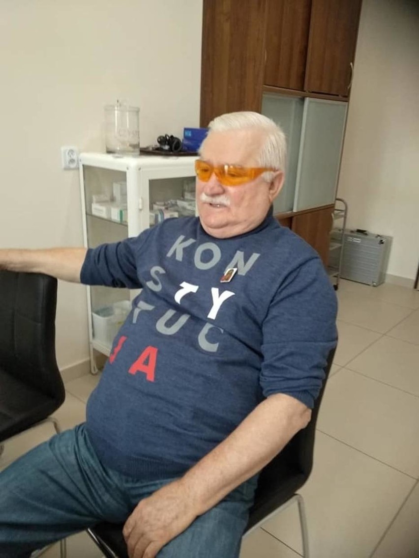 Lech Wałęsa wypoczywa na Dolnym Śląsku. Jest zachwycony okolicą [ZDJĘCIA]