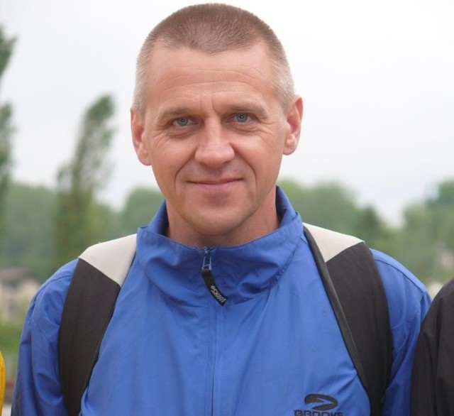Zdzisław Perepiczko, prezes i trener Słoneczka Busko-Zdrój, w ostatni weekend startował w biegu w Kielcach.