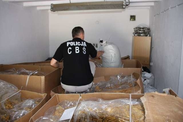 CBŚ i toruńscy celnicy przejęli 1,5 tony nielegalnego tytoniu