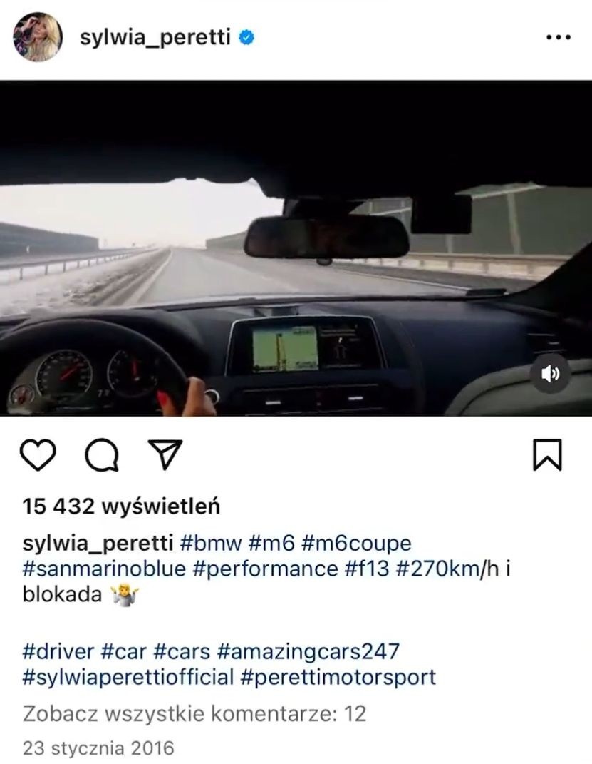 Sylwia Peretti narzeka na blokadę prędkości