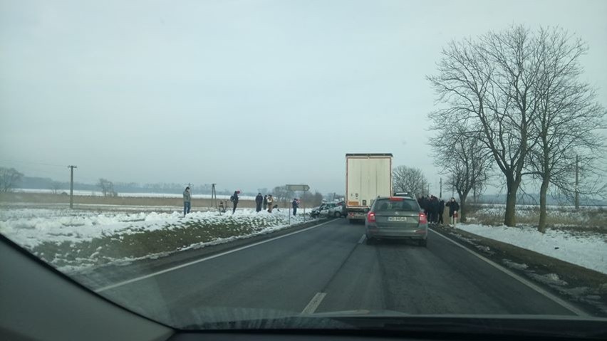 Około 14:30 policjanci otrzymali zgłoszenie o wypadku w...