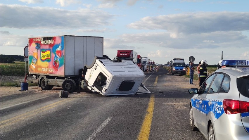 Wypadek na remontowanym odcinku A1 pod Piotrkowem. Na...