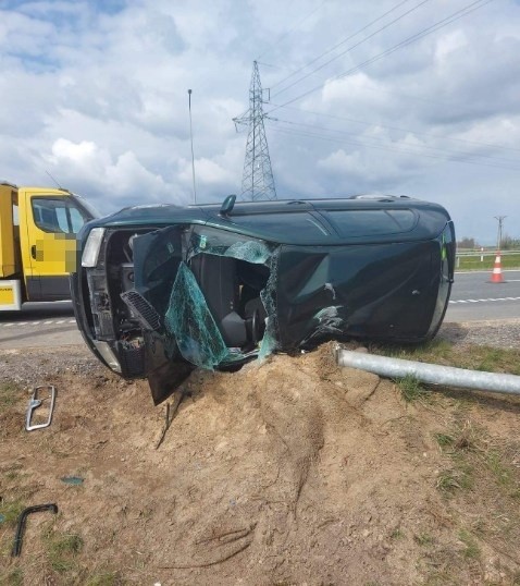 Wypadek na S5 w rejonie Żnina - Wsi.