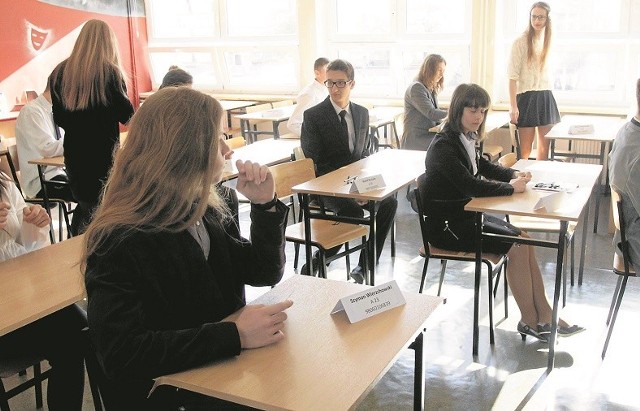W Gimnazjum nr 1 w Gdyni uczniowie byli bardzo zadowoleni z testów językowych. Większość wybrała język angielski