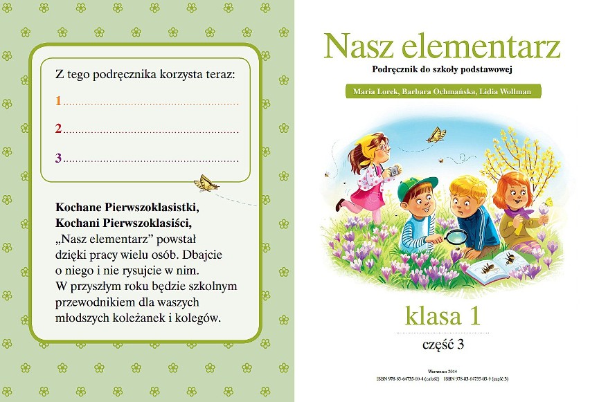 Nasz Elementarz cz. 3 Wiosna - MEN pokazał bezpłatny podręcznik Nasz Elementarz [POBIERZ PDF]