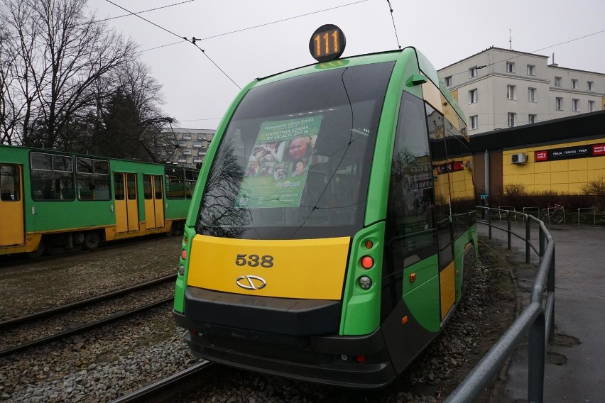 27.01.2018 poznan ww tramwaj dla eryka eryk nowotwor akcja....