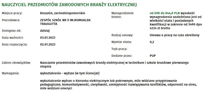 Praca w Koszalinie. Sprawdź najnowsze oferty. Kogo szukają pracodawcy? 