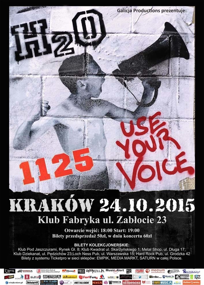 H2O i 1125 razem na scenie w Krakowie