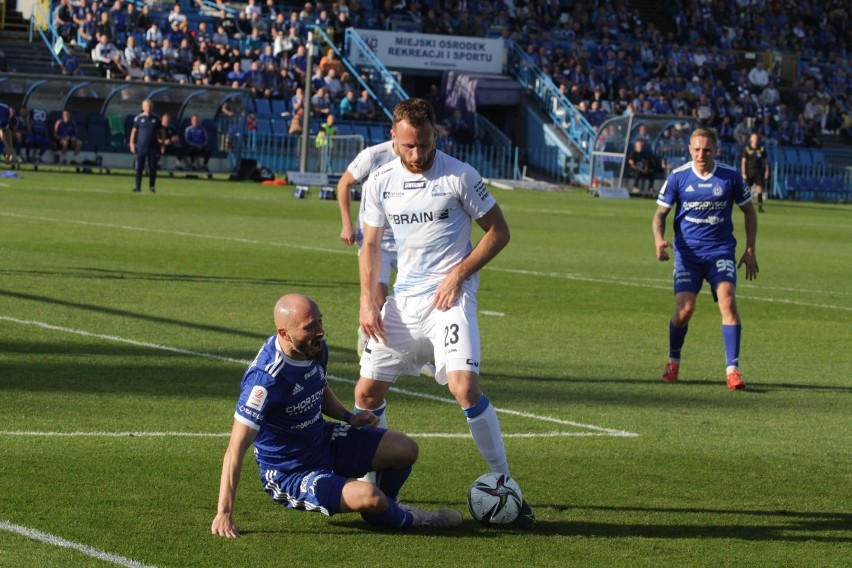 Tomasz Foszmańczyk w meczu ze Stalą Rzeszów