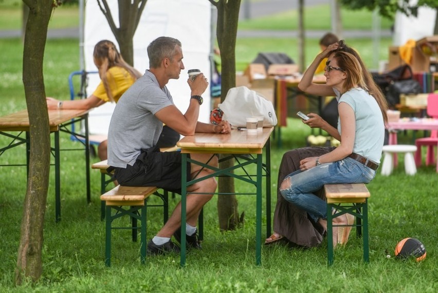 Śniadanie na Trawie w parku Jana Pawła II