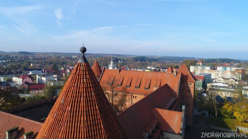 Niezwykłe zdjęcia bytowskiego zamku z lotu ptaka (ZDJĘCIA)