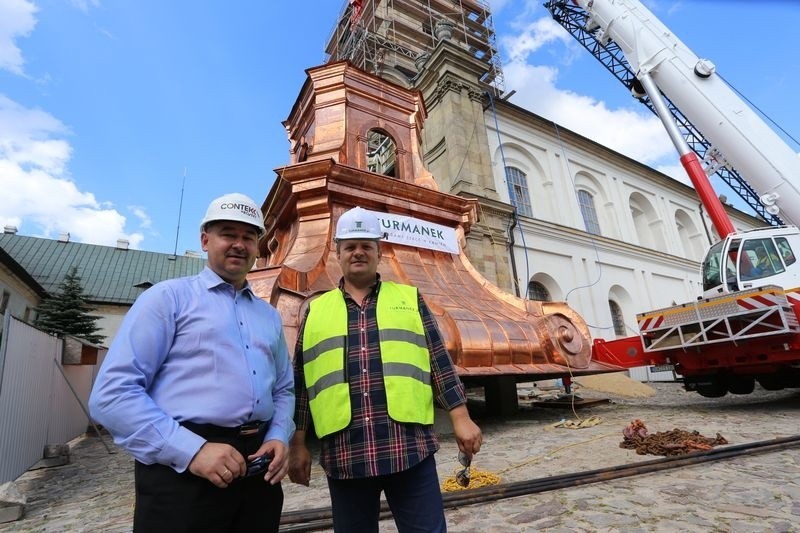 ... wójtem gminy Bieliny Sławomirem Kopaczem, była też cała...