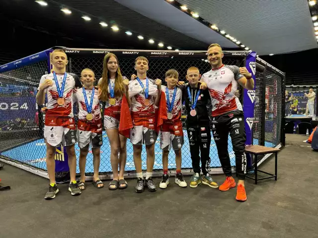 Medaliści młodszych grup kadetów mistrzostw Europy IMMAF w Belgradzie