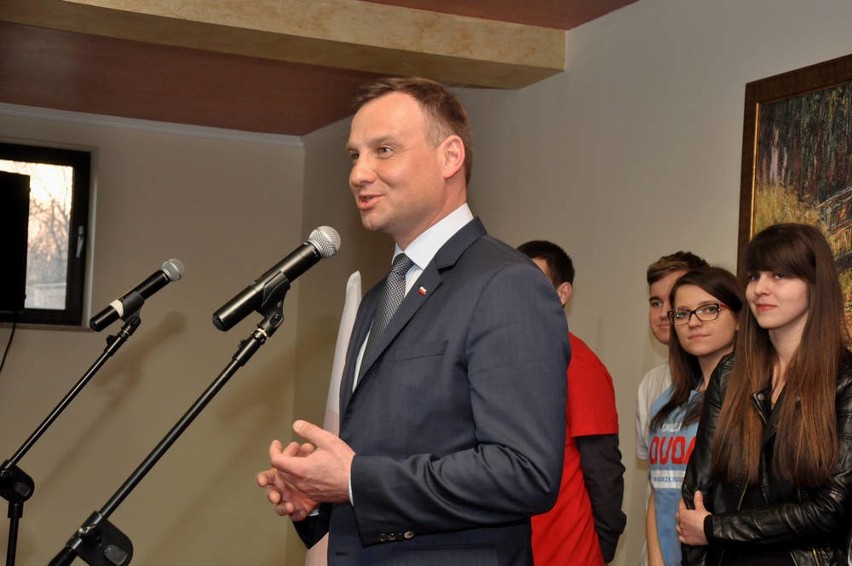 Andrzej Duda w Skawinie. Codziennie odwiedza kilka powiatów