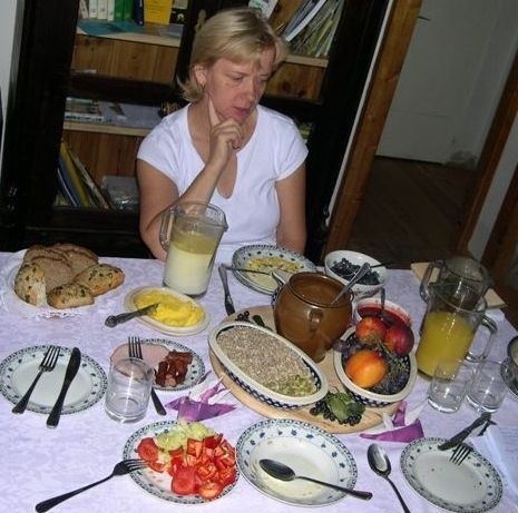 Śniadanie u rodziny Ślicznych: kolorowe, zdrowe i energetyczne.