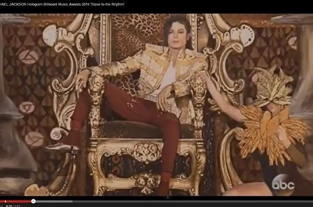 Michael Jackson na Billboard Music Awards 2014 (fot. screen z youtube.com)