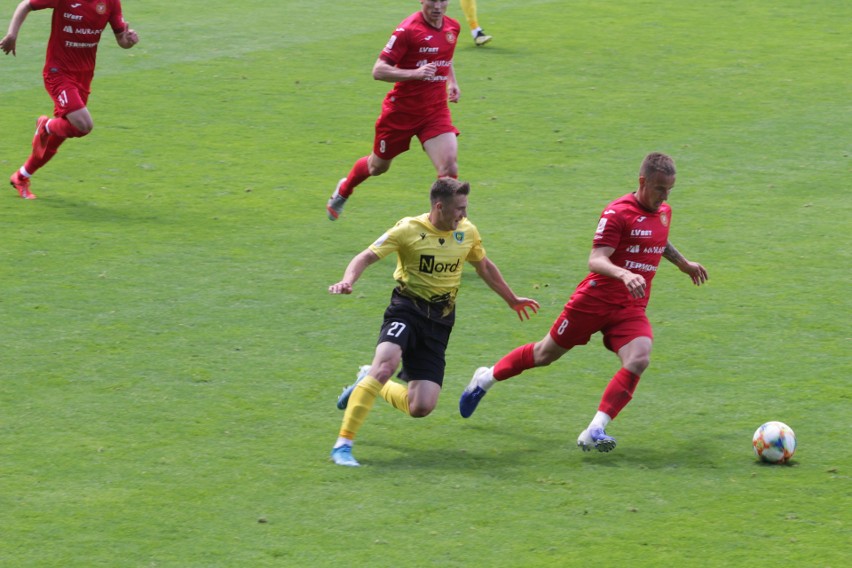 Piłkarze GKS Katowice zremisowali z Widzewem Łódź 1:1...