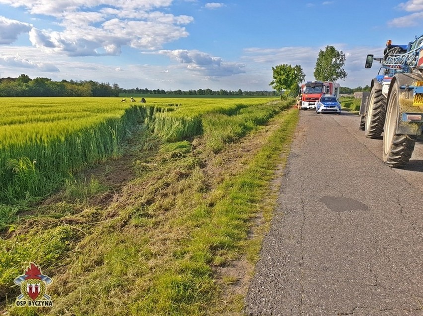 Wypadek na drodze Wojsławice - Nasale