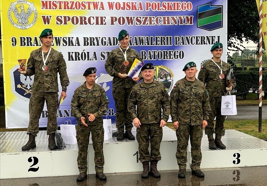 Wręczanie medali Mistrzostwa Wojska Polskiego w Sporcie...