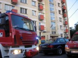 Pożar mieszkania w wieżowcu na Włókienniczej! Dwie osoby w szpitalu