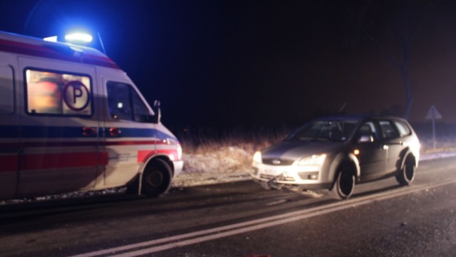 Wypadek w Skotnikach, ta karetka jechała aż z Bobolic...