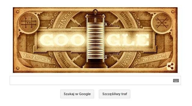 Google Doodle - Alessandro Volta