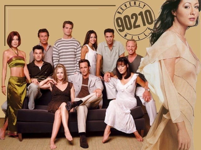 Jednym z najbardziej popularnych seriali lat 90. był "Beverly Hills 90210".