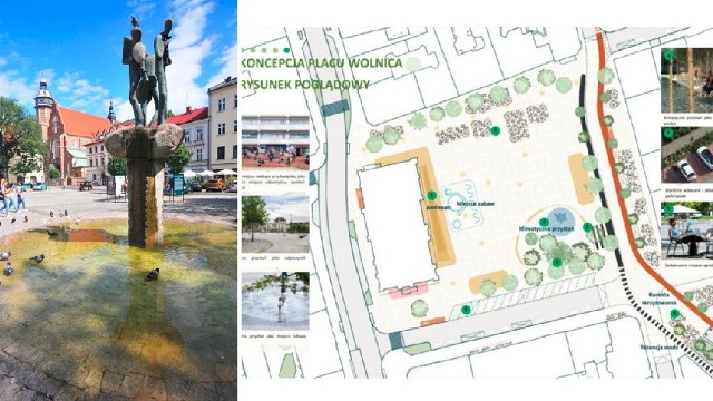 Plac Wolnica wymaga modernizacji. Na zlecenie miasta za ponad 80 tys. zł wykonano koncepcję zagospodarowania tego miejsca.
