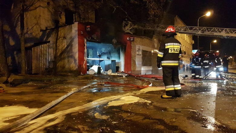 Wybuch w smażalni kurczaków przy ul. Rzgowskiej