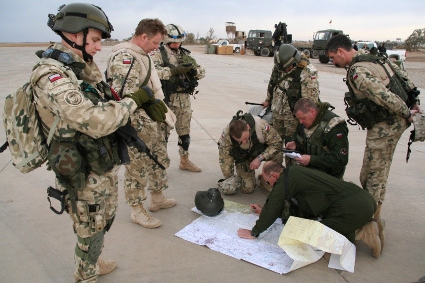 Misja w Iraku to najpierw długie godziny planowania.