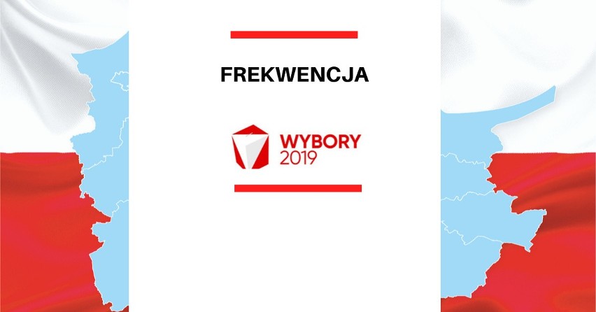 Wybory parlamentarne 2019. Frekwencja w województwie...