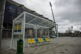 Przystanek w kształcie bramki przy stadionie w Gdyni [ZDJĘCIA]