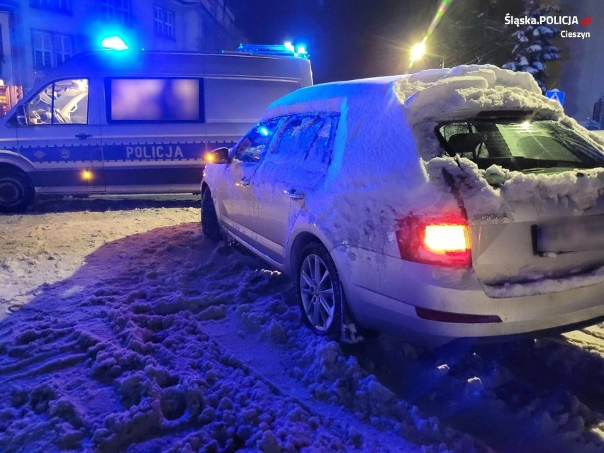 Kierowca za „nielegalny transport” śniegu, czyli...