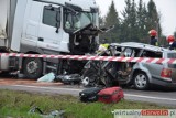 Cztery osoby zginęły w wypadku pod Garwolinem. Droga Lublin-Warszawa zablokowana