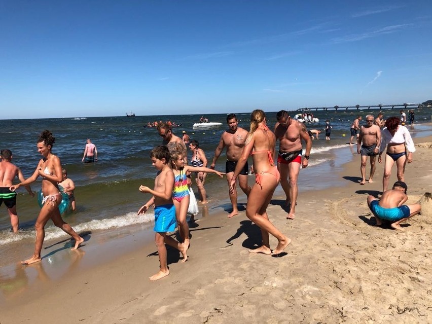 Jak wygląda plaża w Międzyzdrojach w trakcie epidemii?