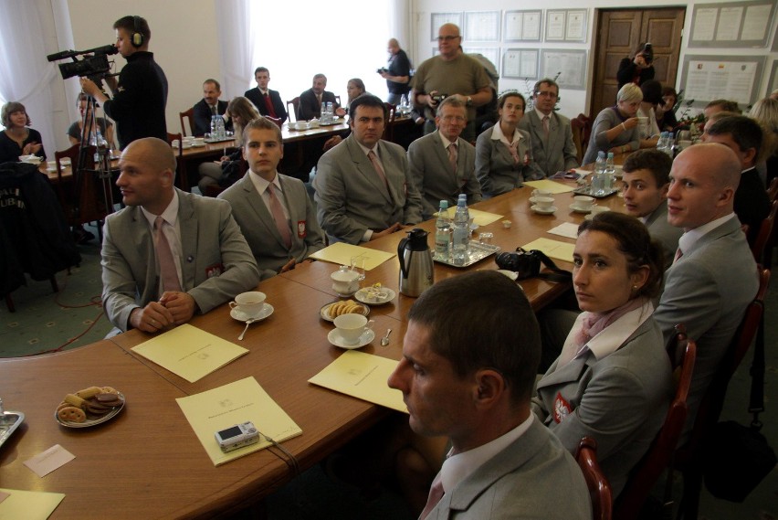 Lubelscy sportowcy gościli u prezydenta Żuka (FOTO)