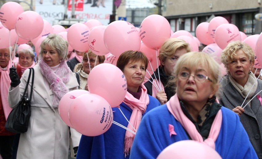 Marsz Różowej Wstążki w Gdyni, czyli profilaktyka nie boli [ZDJĘCIA]