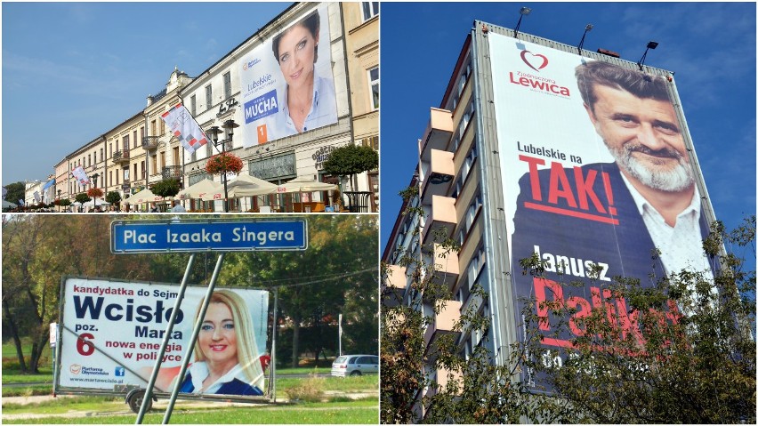 Wybory 2015. Banery i plakaty szpecą Lublin. Niektóre wiszą nielegalnie (ZDJĘCIA)