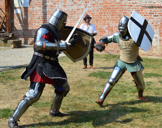 Jedną z konkurencji turnieju rycerskiego w Gorlicach będzie walka na miecz i tarczę.