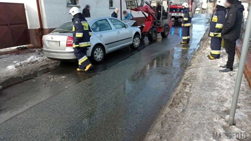 Kolizja w Gąsiorowicach.