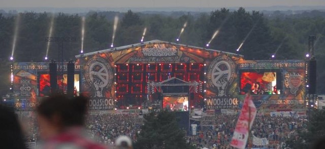 Tak w tym roku wygląda duża scena Przystanku Woodstock.