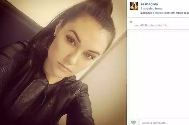 Sasha Grey (fot. screen z Instagram.com)