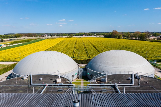 Na zdjęciach biogazownia rolnicza BioEnergy Project w Konopnicy, Źródło: ORLEN Południe