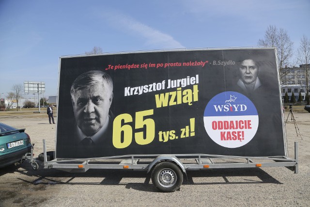 Platforma Obywatelska w Białymstoku organizuje konwój wstydu, bo minister rolnictwa Krzysztof Jurgiel dostał 65 tysięcy zł nagrody
