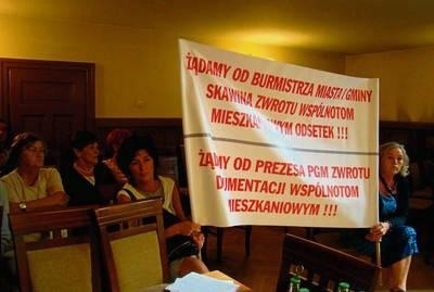 Zwrotu odsetek wspólnoty domagały się na sesji już dwa lata temu Fot. Ewa Tyrpa