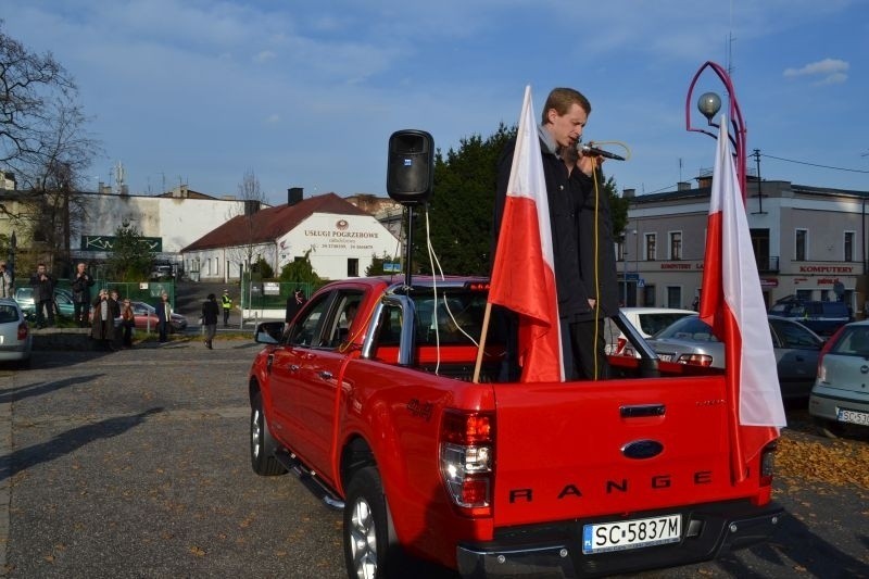 Częstochowa. Marsz Niepodległości środowisk prawicowych